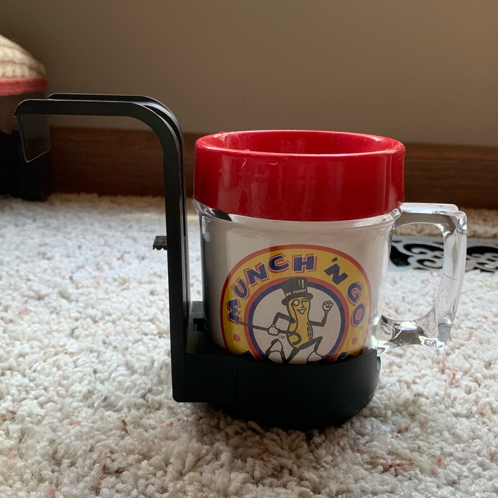 Planters Mr Peanut Munch and Go Travel Mug Set Vintage